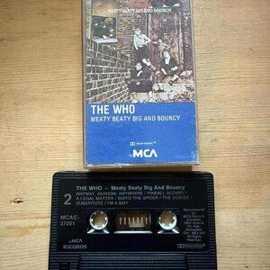 The Who – Meaty Beaty Big & Bouncy Vintage Cassette Tape VG+ C41